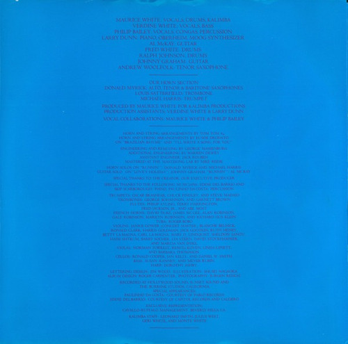 Disco Vinyl Earth, Wind & Fire-all N All
