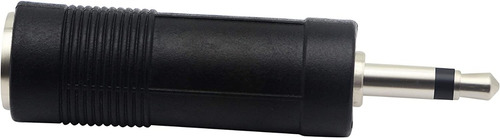 5 X Adaptadores Plus 3.5 Mono A Plus 1/4 Hembra Micrófono