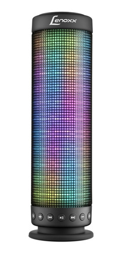 Caixa de som Lenoxx BT503 portátil com bluetooth preta 110V/220V