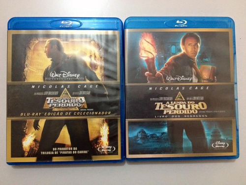 A Lenda Do Tesouro Perdido 1 E 2 Blu Ray (dublado) Cage