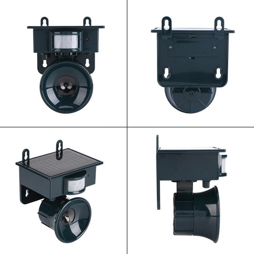 . Ahuyentador De Aves Ultrasónico Solar C/sensor De