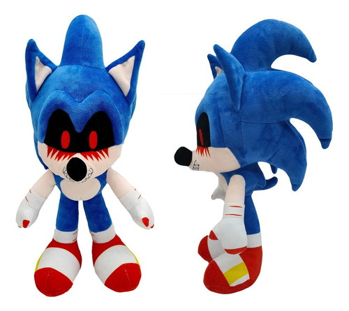 Azul Sonic Exe Peluche Muñeca Juguete Cumpleaño Regalo 40cm