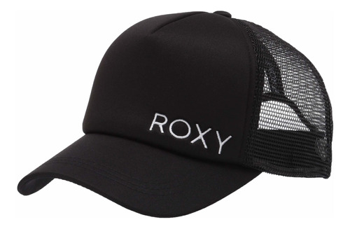 Roxy Womens Finishline Trucker Hat Baseball Cap, Anthracite.