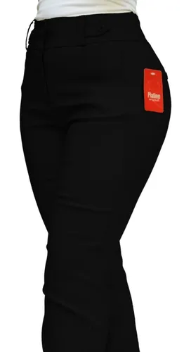 Pantalon Stretch Tiro Alto Platine Original