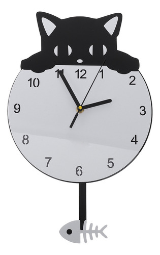 Nuevo Kit De Reloj De Pared Cat Clock Animal