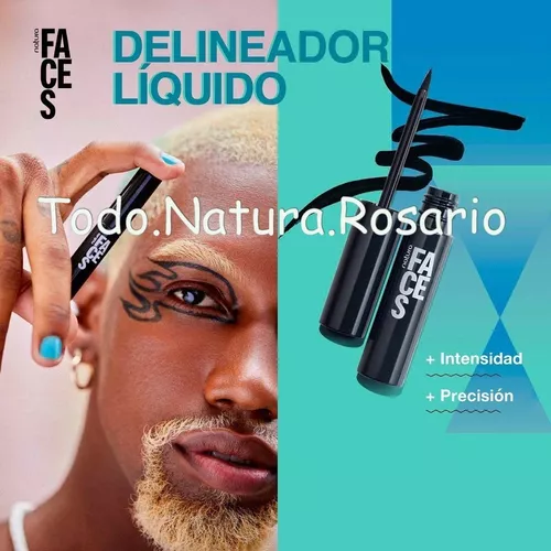 Delineador Liquido De Ojos Faces 3,5ml Todo Natura Rosario