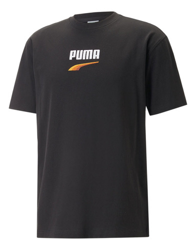 Remera Puma Downtown Logo 2458 Grid