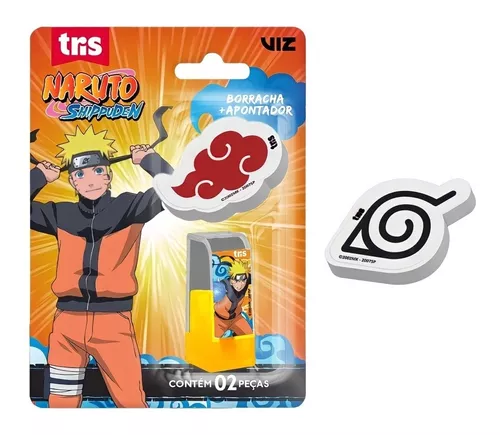 Material Escolar Naruto Completo Volta Às Aulas 2022 Kit - Tem Tem