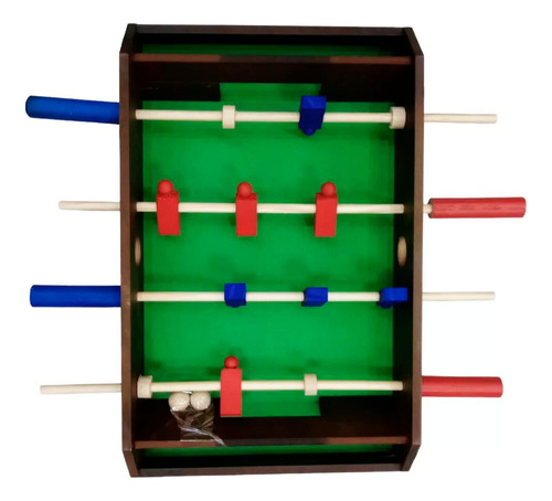 Metegol De Mesa Hecho De Madera - Ruestes -