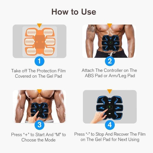 Set De Entrenamiento Muscular Ems Para Abdomen Y Cuerpo