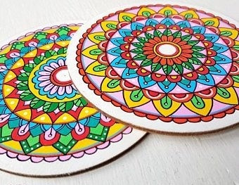 Kit Mandalas Para Pintar Flor De La Vida Geometría Arte