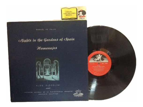 Lp - Acetato - Manuel De Falla - Nights In The Gardens 1955