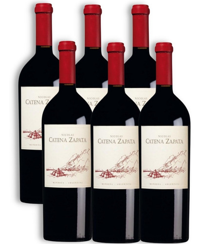 Vino Nicolás Catena Zapata Blend Caja X6u 750ml Mendoza