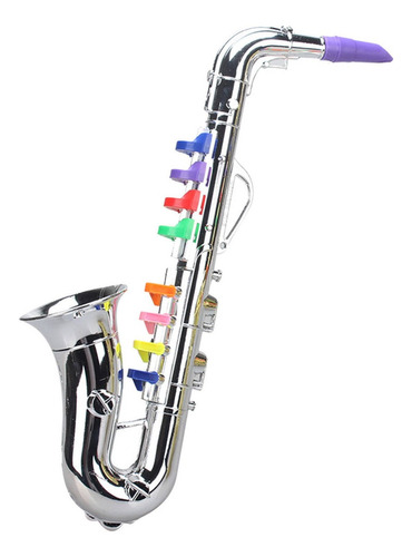Saxofón Infantil Instrumentos Musicais De Sopro Silver [u]