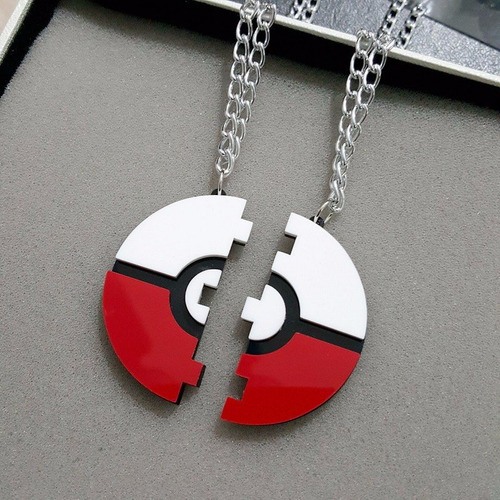 Colar Pokebola Casal