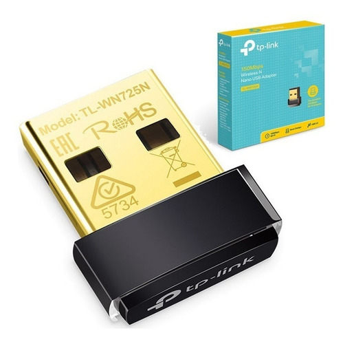 Placa De Red Usb Tp-link N 150mbps Tl-wn725n Nano