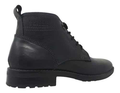Botas Dockers Negras Hombre 2122411 Piel Vestir Casuales Env o
