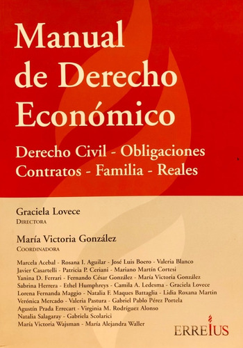 Manual De Derecho Económico Coordinación General De González