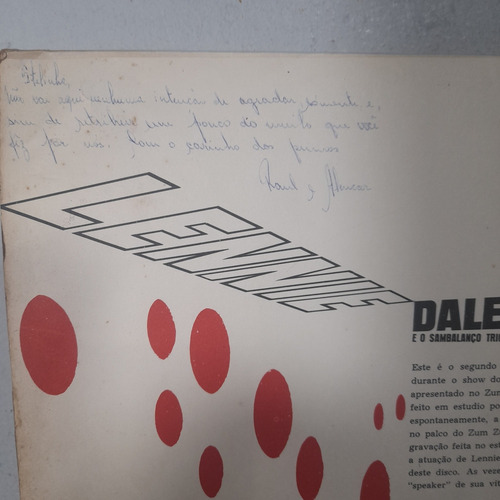 Imagem 3 de 10 de Vinil Lp Lennie Dale E O Sambalaço Trio Mono Ler Anúncio