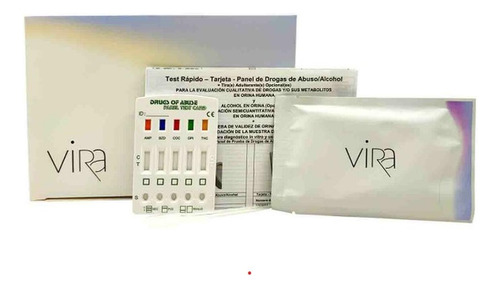 Kit 25 Test De Droga 5 En 1 | Thc Coc Amp Bzo Opi / Ohmni