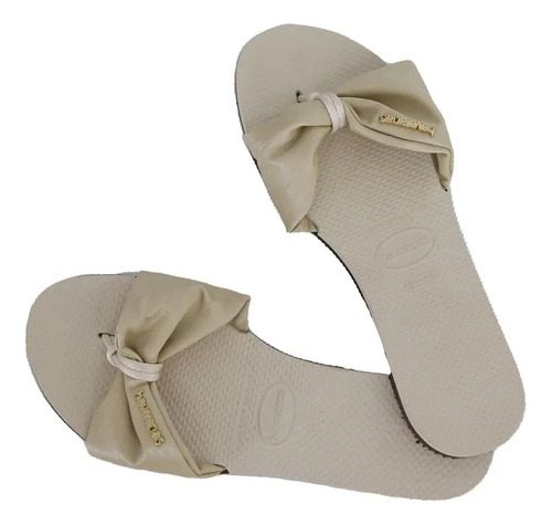 Ojotas Havaianas You St Tropez Classic Mujer Talle 40 Crudo.