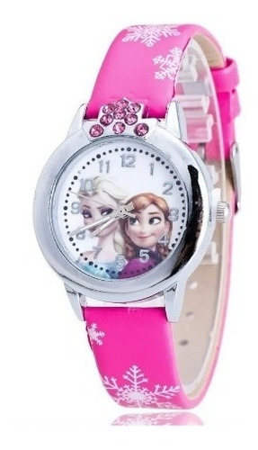 Relógio Frozen + Pulseira Frozen Meninas Novo Barato