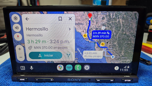Autoestereopantalla Sony Xav-ax5000 Apple Play Android Auto Negro