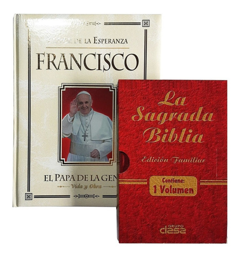 Sagrada Biblia Católica Familiar Mediana + Francisco Grande