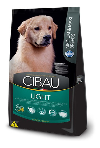 Comida Para Perro Cibau Light Medium & Maxi 12 Kg