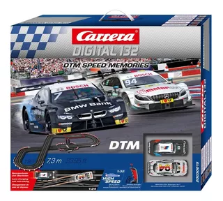 Autorama Carrera Digital 7,3 Metros Pista Dtm Speed Memories