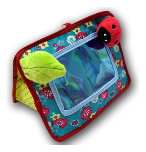 A Baby Floor Mirror Toy And Throw Toy