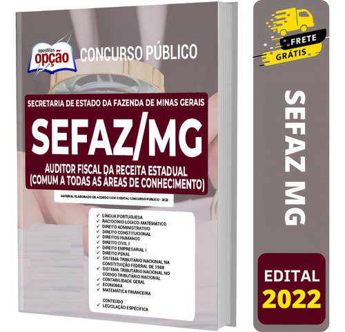 Apostila Sefaz Mg - Auditor Fiscal - Comum A Todos Os Cargos