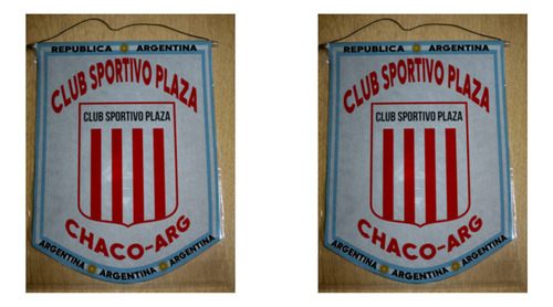 Banderin Chico 13cm Club Sportivo Plaza Chaco