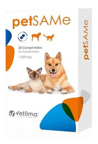 Petsame Suplemento Vitaminico 1000mg 20 Comprimidos-vetlima