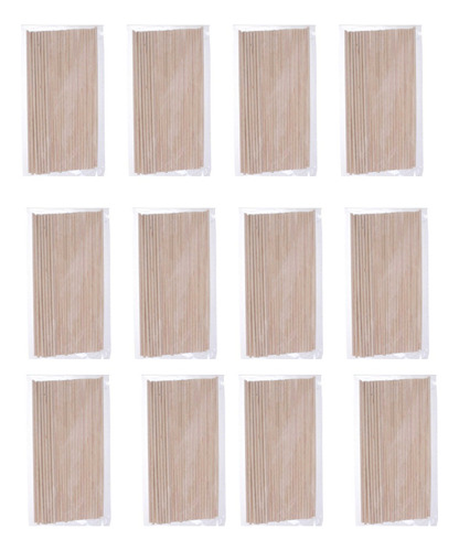 Pack 12 Varillas Madera Palitos Manualidades 15cm 30pcs