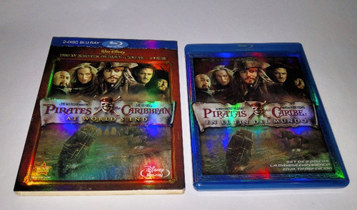 Piratas Del Caribe 3 (2007) - Blu-ray 2 Discos + Slipcover 