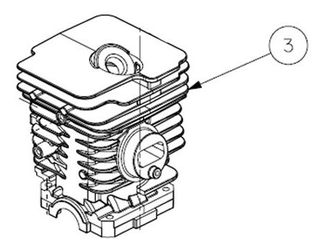 Cilindro Solo Para Motosierra Homelite 5150 51 Cc Original