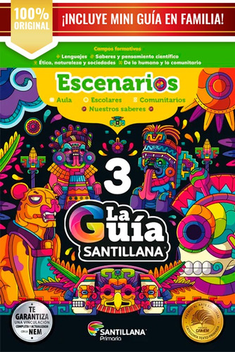 Guía Santillana 3 2024 Len + Expl Mat + Escrit + Eval + Diag