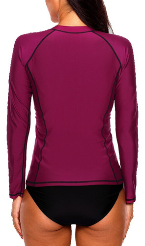 Anfilia Rashguard - Camisa De Natación De Manga Larga Para M