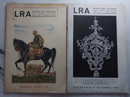 Antigua Revista Lra 1943/1944/1948. Lote De 6. Ian1017