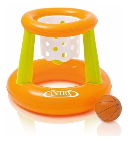 Flotador Para Pileta Aro De Basket Intex Importado Diversion