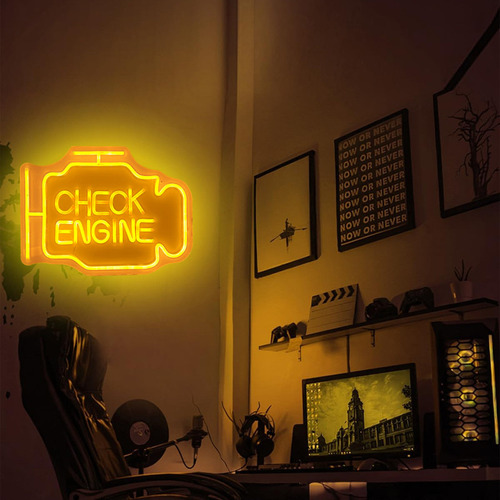 Lámpara Led Decorativa Check Engine 110-220 V
