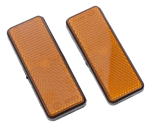 2 Refletores Retangulares Universais Para Motocicleta Atv