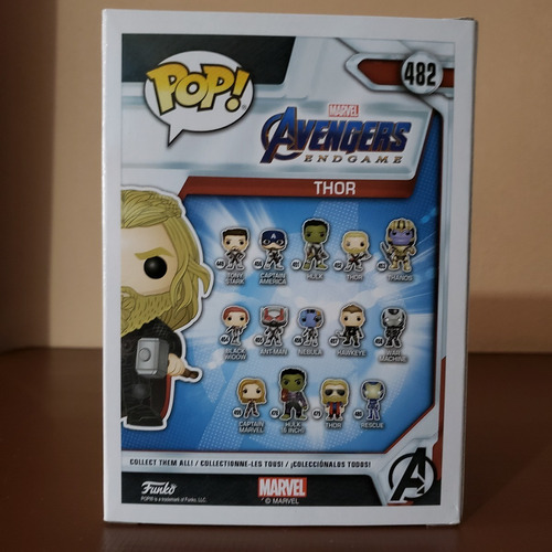 Funko Pop! Marvel Avengers Endgame Thor #482 Se Original (Usado)