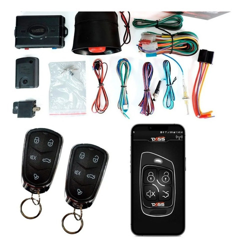 Alarma Para Carro Dass D-15bt ( Llaves + Bluetooth)