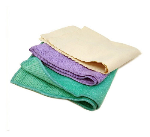 Imagen 1 de 3 de Pack X 3 De Paños De Microfibra Laffitte Esencial Trío