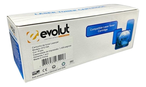 Toner Compatível Para Cf218a 18a M132nw M132fn M132 M104a