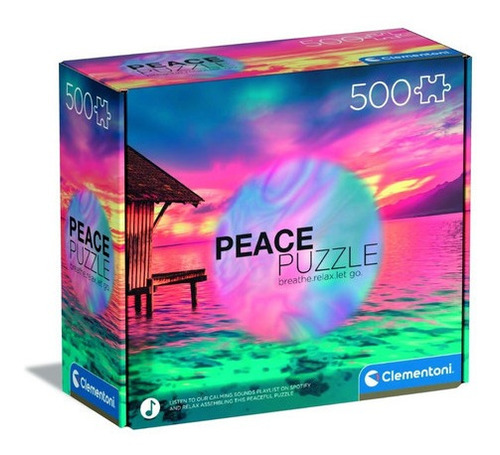 Rompecabezas Vive Presente Peace Puzzle Zen 500pz Clementoni