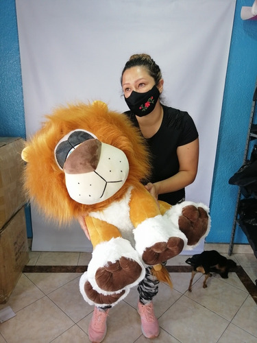Leon De Peluche Grande 1metro Tipo Pelanas
