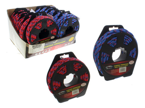 Cuerda Trenzada 8x15cm Rojo Azul Max Motor